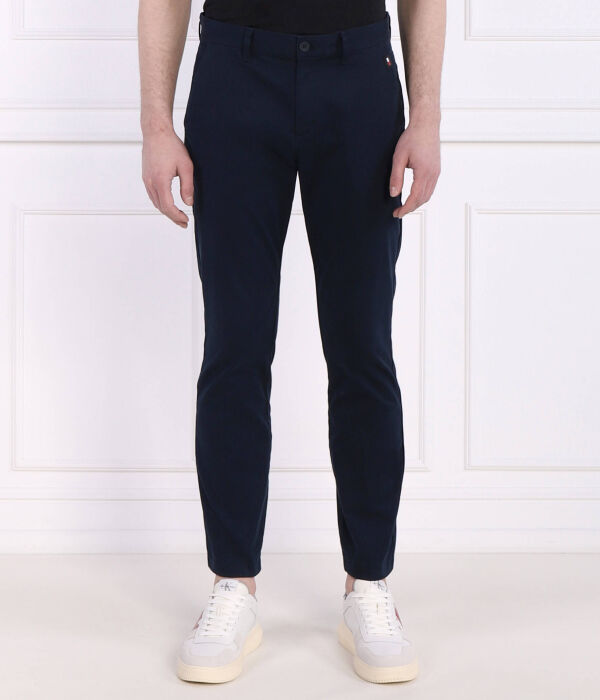 

Брюки мужские чинос Tommy Jeans Austin хлопковые облегающего кроя, синий