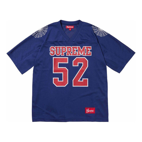 

Спортивная футболка spiderweb football jersey 'navy red' Supreme, синий