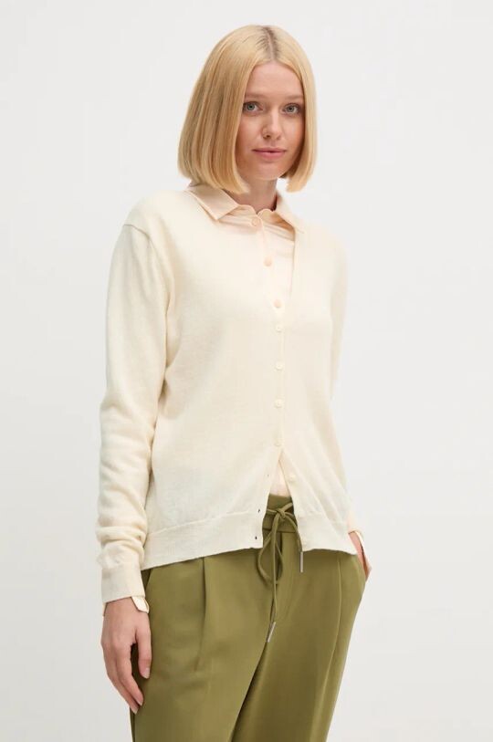 

Шерстяной кардиган United Colors of Benetton, бежевый