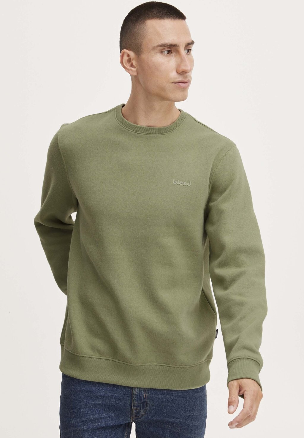

Свитшот Blend, цвет oil green