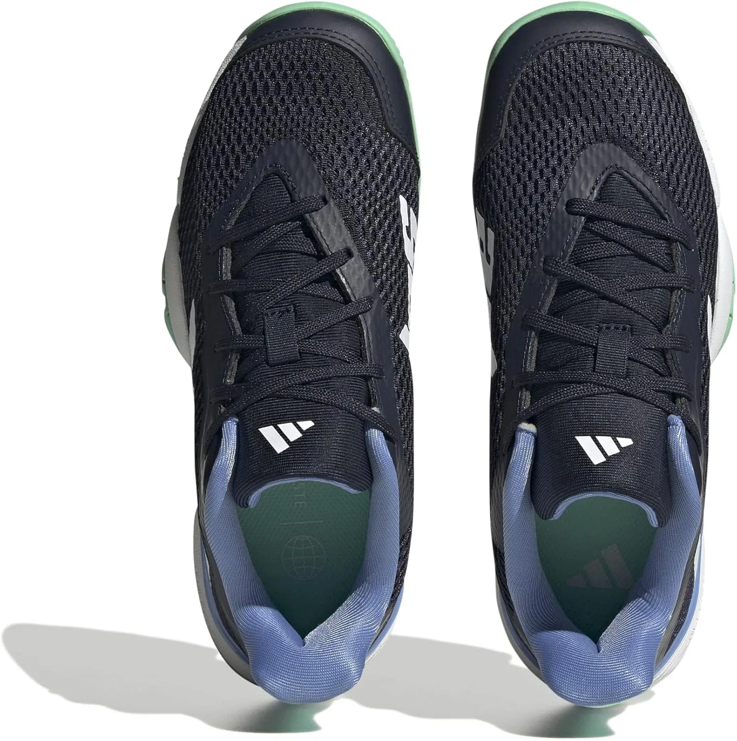 Кроссовки Adidas Unisex Barricade K, Legend Ink Ftwr White Blue Fusion — фото 4