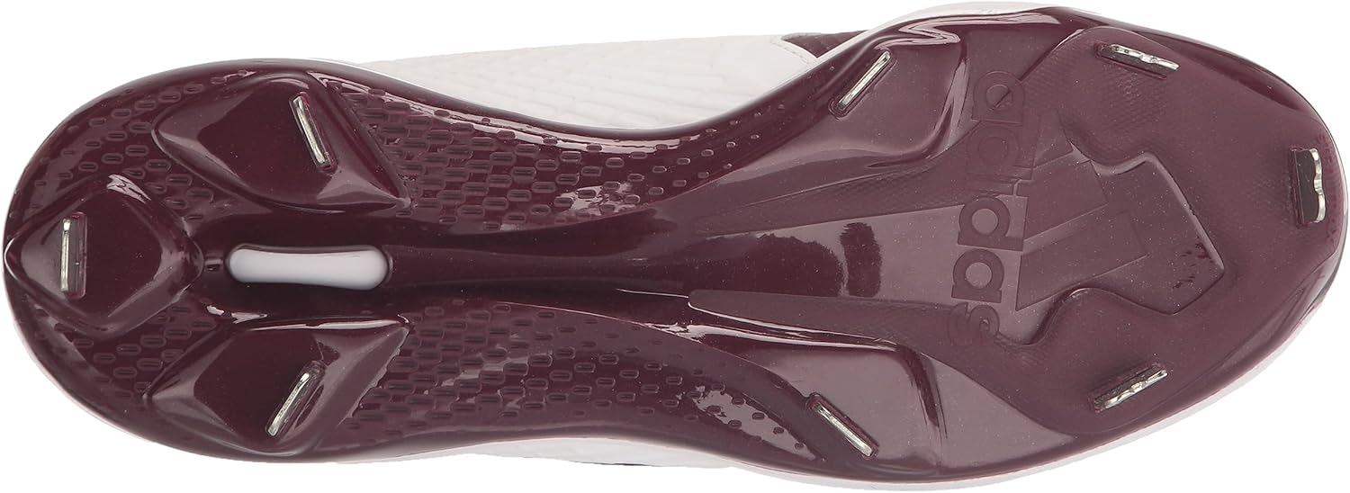 Мужские бутсы-кроссовки adidas Icon 8, белый/бордовый — фото 4