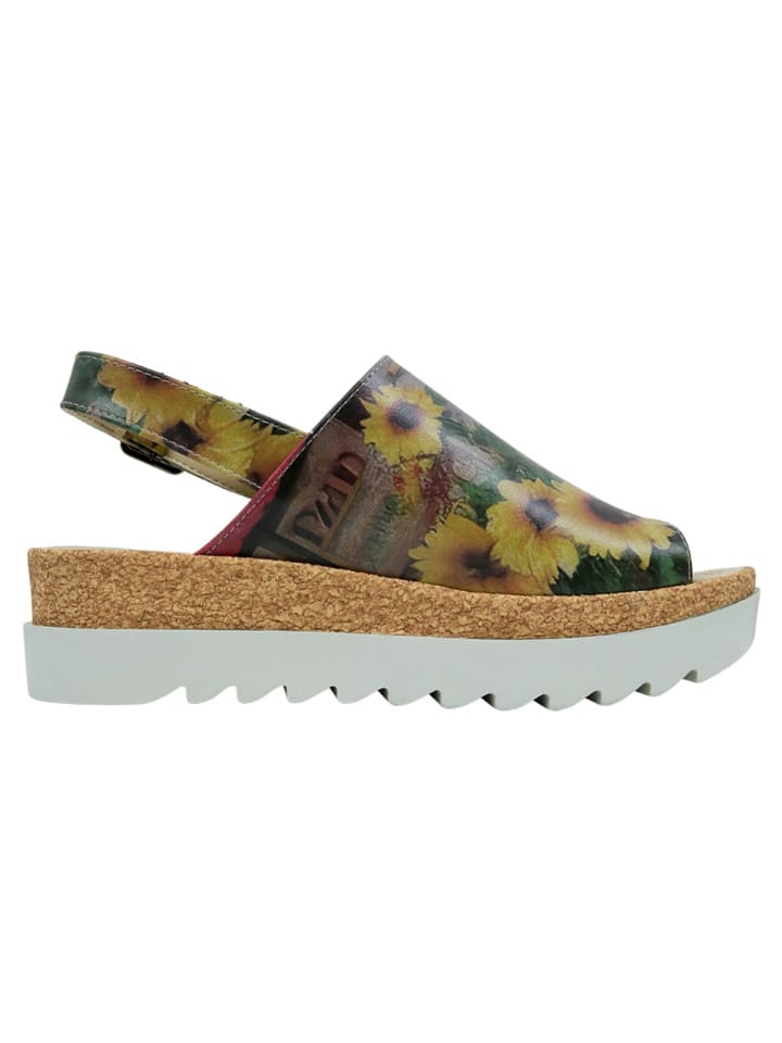 Сандалии на плоской подошве Dogo Gigi Sandalen - Sunflowers 41, бежевый — фото 4