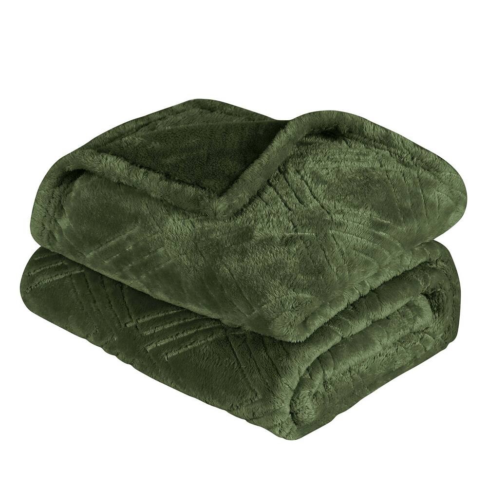 

Ультрамягкое флисовое одеяло SUPERIOR Alaska Diamond Plush, зеленый