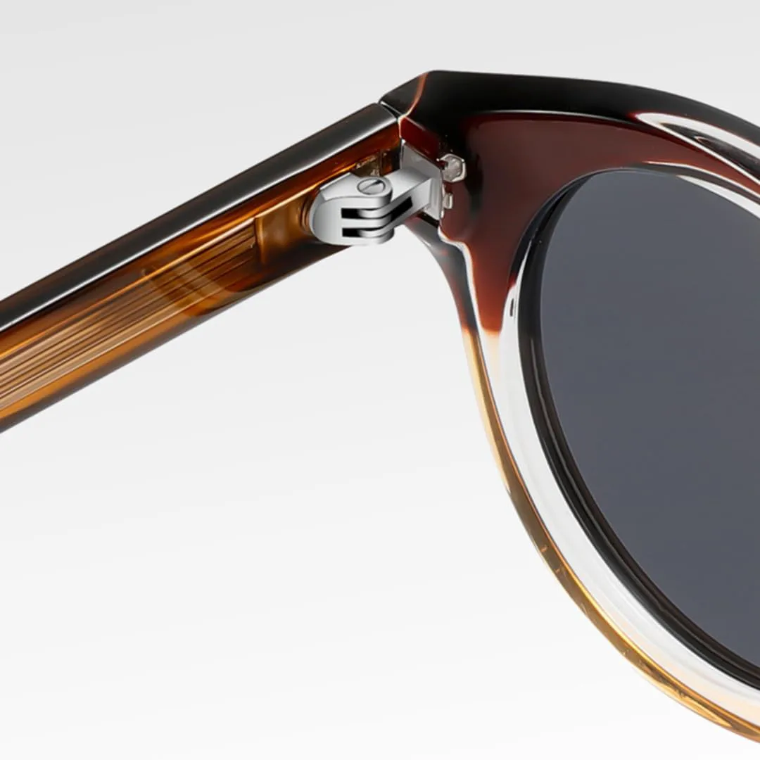 

Солнцезащитные очки в круглой оправе в стиле ретро для женщин, поляризованные, для мужчин, с защитой от УФ-излучения UV400, ацетатная оправа TOIPASTN, 4