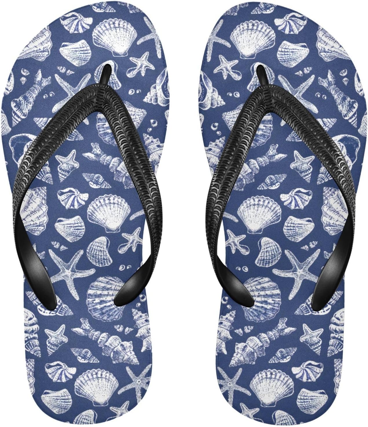

Женские и мужские шлепанцы с морской звездой и ракушкой, женские тапочки, мужские сандалии, шлепанцы для душа, летние нескользящие шлепанцы для плавания, пляжа и ванной Mnsruu, Shells I8100a
