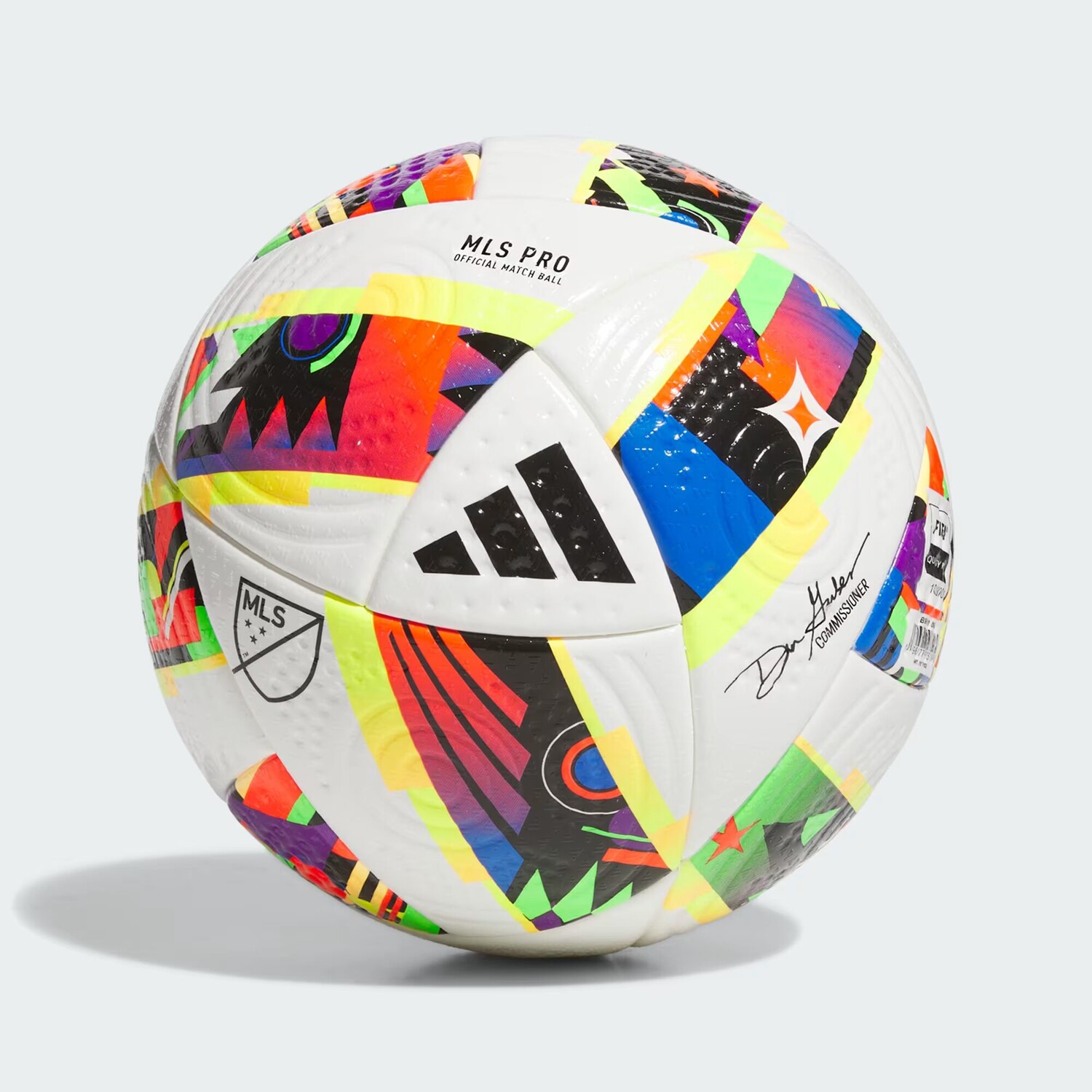 

MLS 24 Профессиональный мяч Adidas, цвет White/Black/Solar Gold