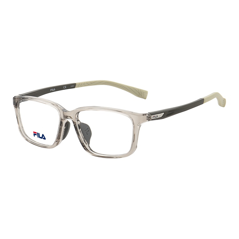 

FILA Пластиковая квадратная оправа для очков TR/Memory унисекс, 07F7 Transparent Tea Brown