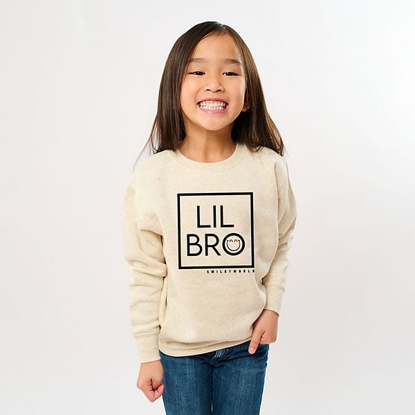 Свитшот Smileyworld lil bro square youth The Juniper Shop, Red — фото 2