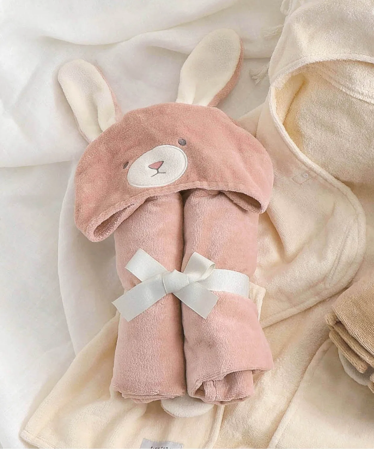 Пончо для купания Baby Animal Bunny Pink