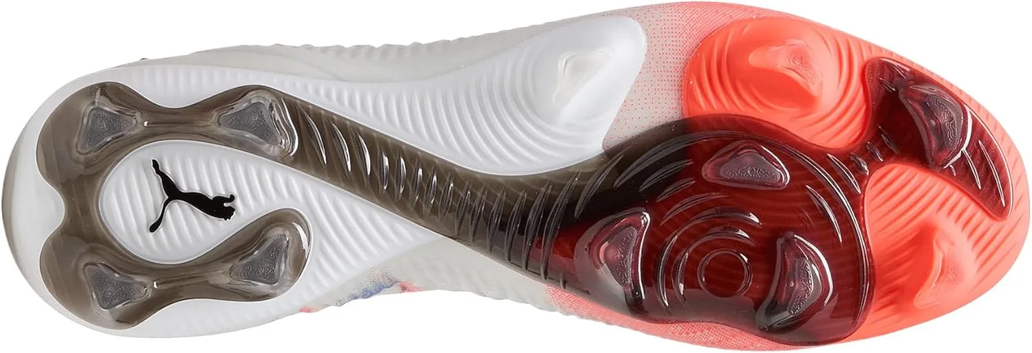Кроссовки PUMA Future 8 Ultimate Low FG Hot Pursuit унисекс, белый — фото 4