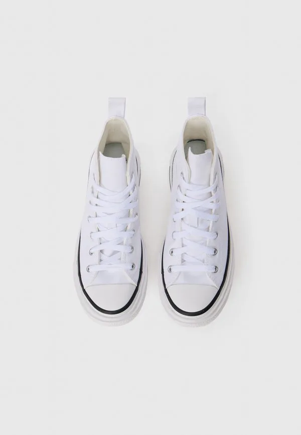Кроссовки chuck taylor all star lift double stack унисекс Converse, White/Black/Egret — фото 4