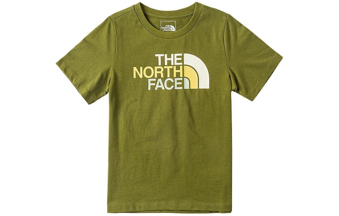 

Детская футболка The North Face, оливково-зеленый