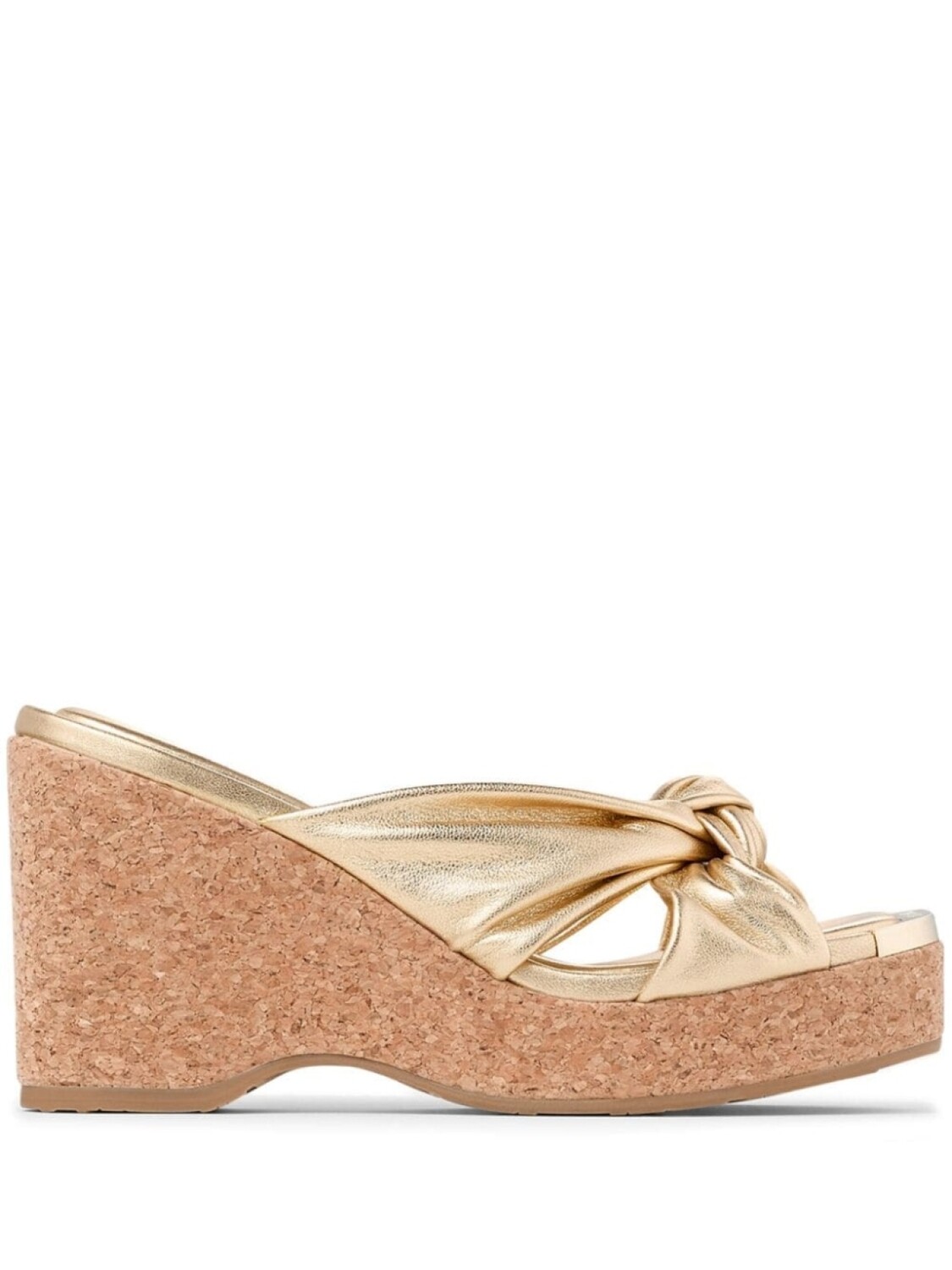 Jimmy Choo 110 мм клинья AVENUE, золотистый