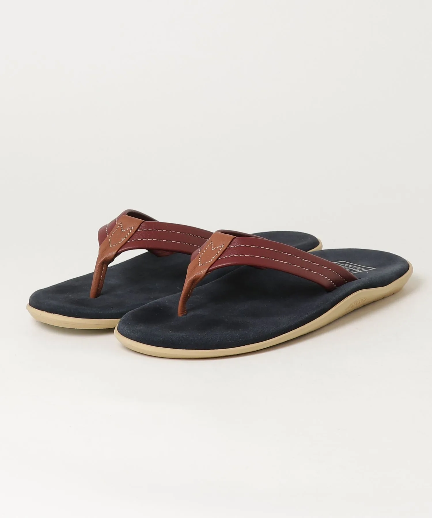 Мужские замшевые сандалии ISLAND SLIPPER с логотипом тёмно-синие