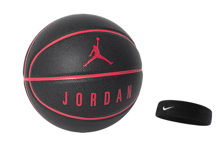 

Nike Баскетбольный мяч PU черный красный размер 7 тренировочный unisex