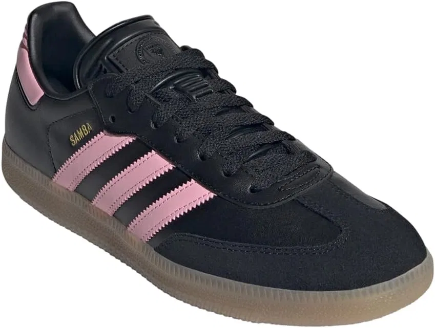 Мужские кроссовки Adidas Adidas Samba Messi, Core Black Light Pink Gum — фото 2