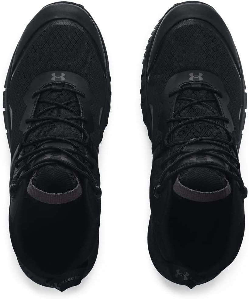 Мужские военные и тактические ботинки Under Armour Micro G Valsetz Mid, черный — фото 4