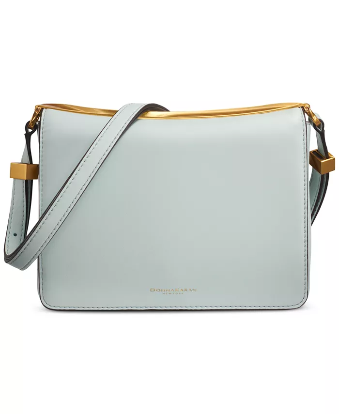 

Сумка Jericho Flap Shoulder with Sculpted Hardware Donna Karan New York, синий