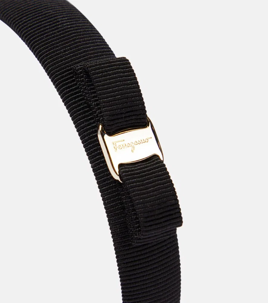 Повязка на голову Vara Bow Ferragamo, черный — фото 3