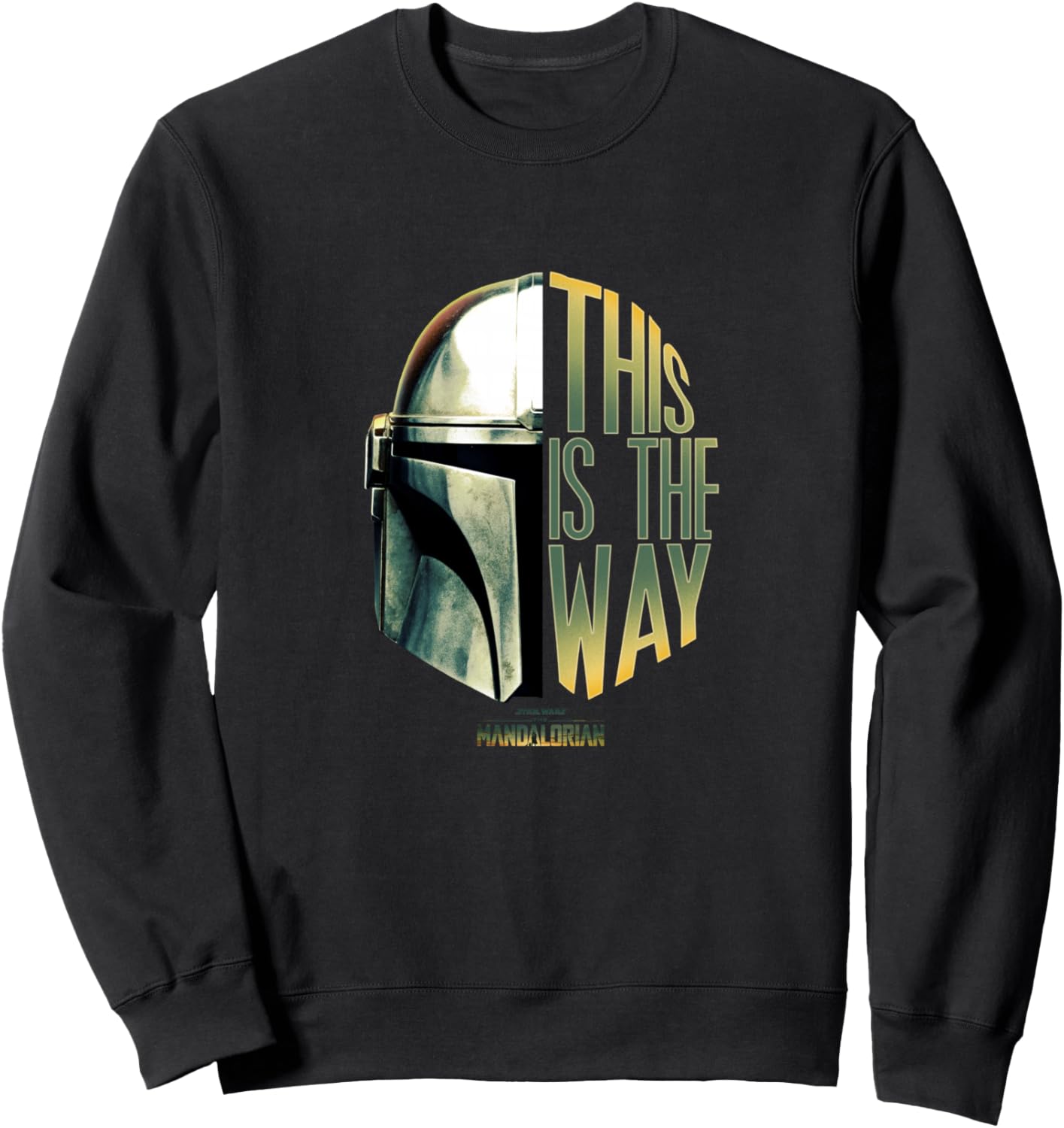 

Толстовка Star Wars: Mandalorian This Is The Way Helmet Logo Stack, черная, Черный, Толстовка Star Wars: Mandalorian This Is The Way Helmet Logo Stack, черная
