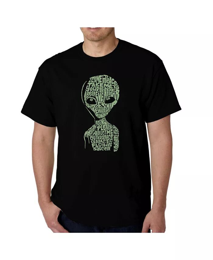 

Футболка мужская Word Art - Area 51 LA Pop Art, черный