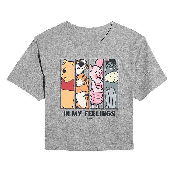 

Футболка Juniors' Winnie the Pooh in my feelings Disney, Heather Gray