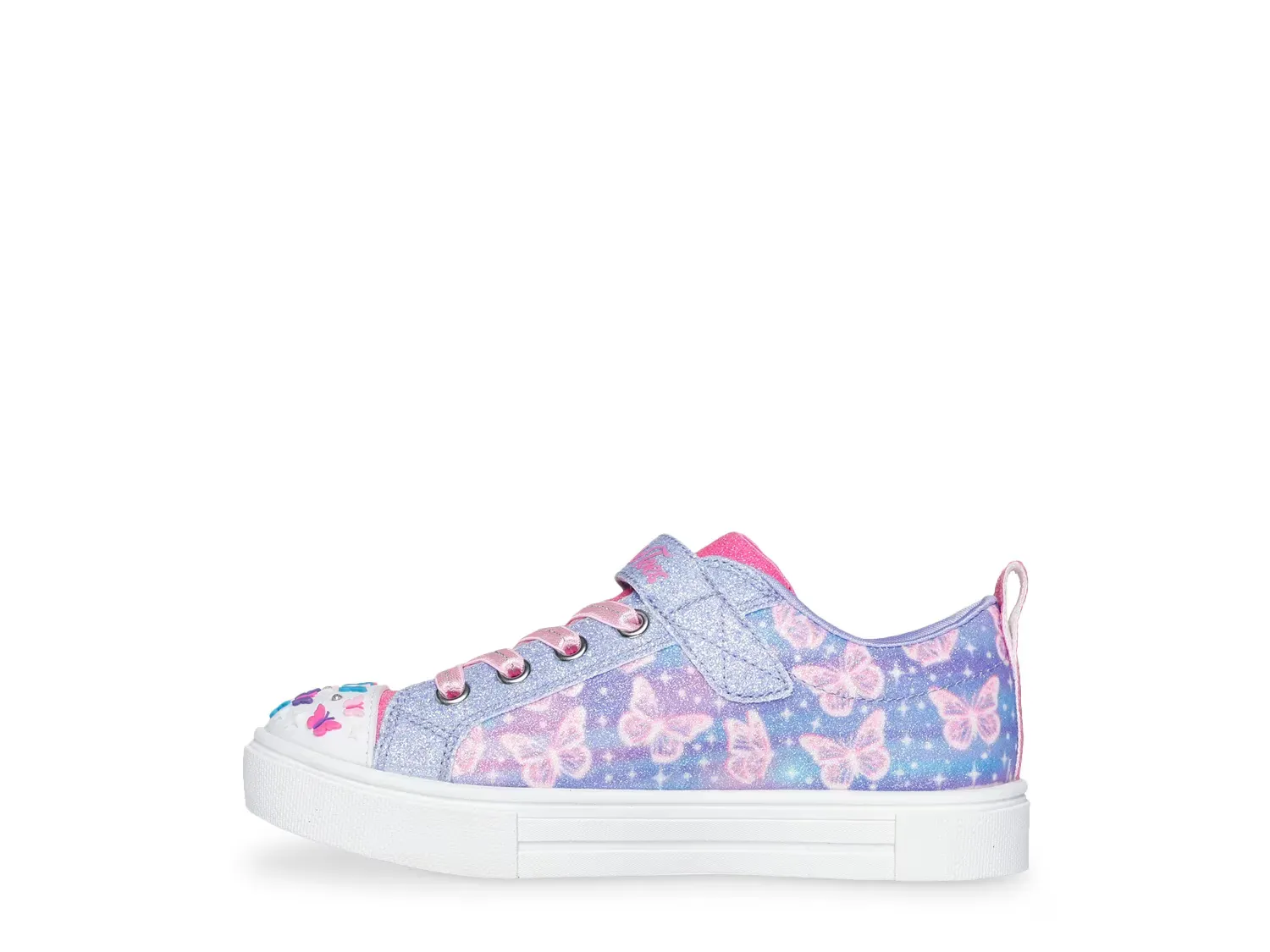 Twinkle Sparks Ombre Flutter Кроссовки Skechers, Purple — фото 2