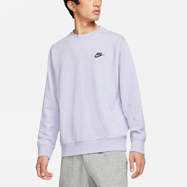 Толстовка Nike MENS Sportswear Casual Sports Crew-neck Long Sleeve Pink/Purple, розовый — фото 4