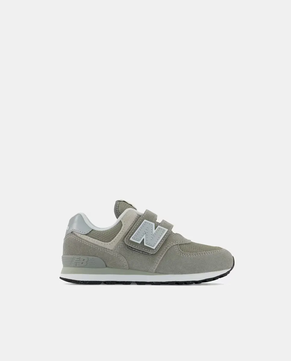 

Детские повседневные кроссовки 574 Core Hook & Loop New Balance, серый