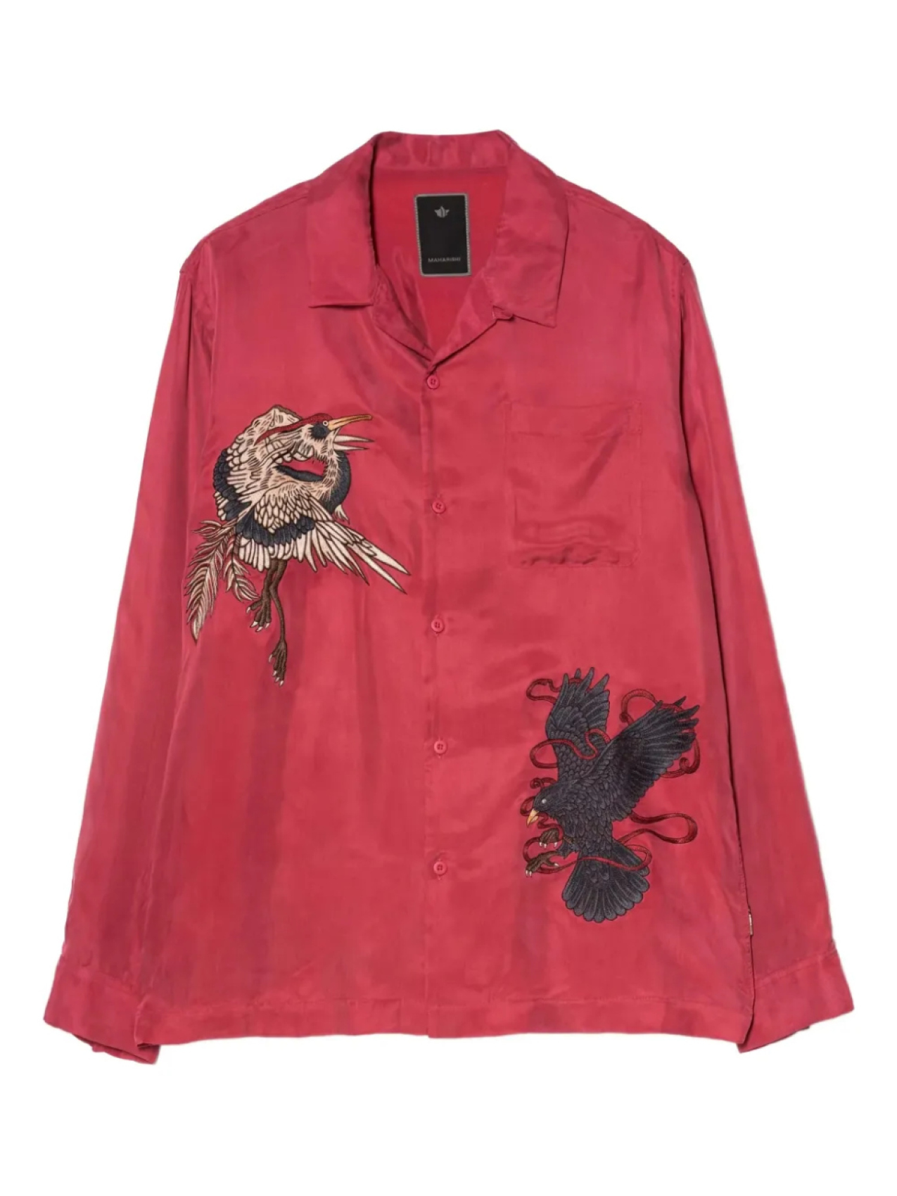 

1494 Рубашка Crow & Heron Maharishi, розовый