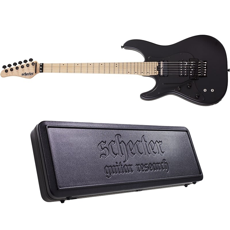 

Электрогитара Schecter Sun Valley Super Shredder FR S LH Satin Black SBK Left-Handed Guitar + Hardshell Case