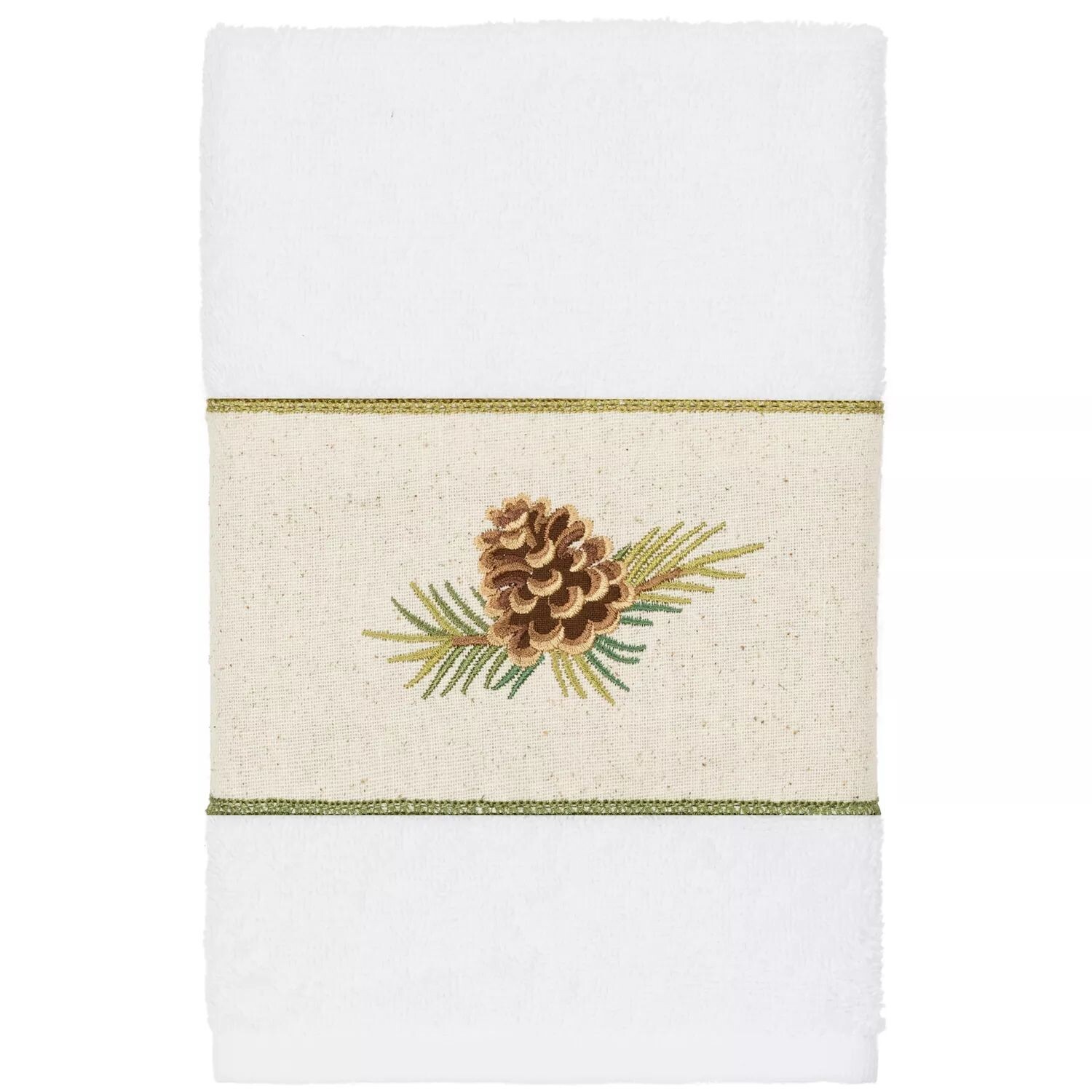 

Linum Home Textiles Турецкий хлопок Pierre Набор полотенец с украшением из 3 предметов, светло-серый