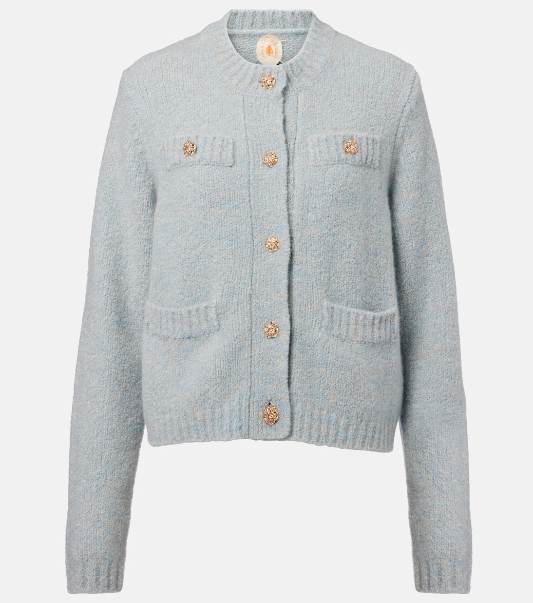 

Кардиган из кашемира с добавками Jardin des Orangers, Baby Blue