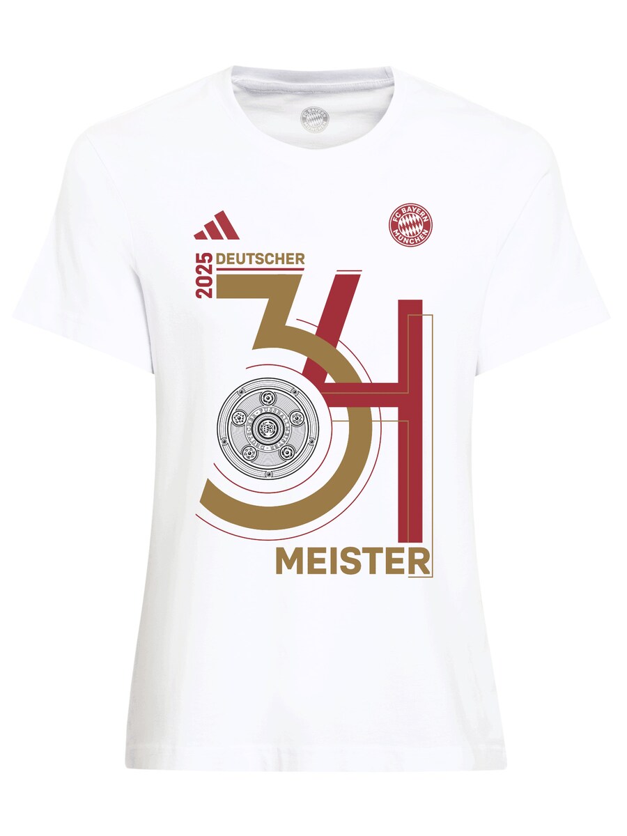 

Рубашка FC BAYERN MÜNCHEN Deutscher Meister 2025, белый