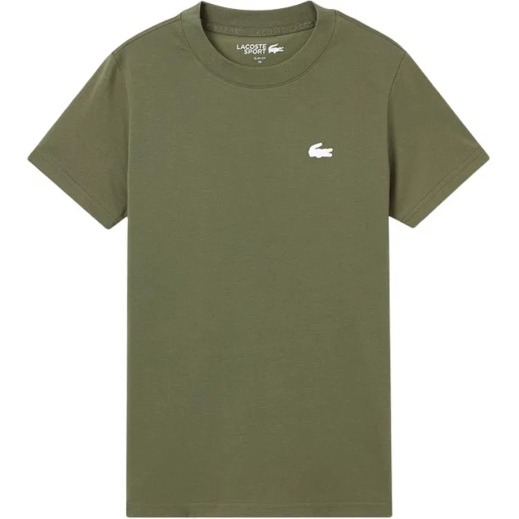 Футболка Lacoste оливковая с логотипом