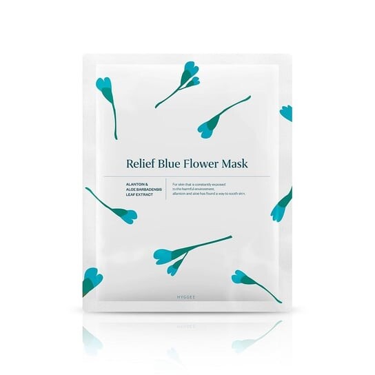 

Маска для лица, 35 мл Hyggee, Relief Blue Flower, Inne