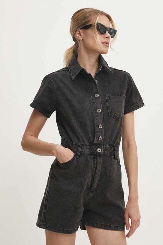 

Джинсовый комбинезон Answear Lab, черный