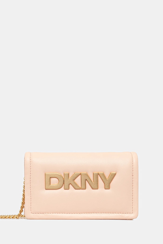 

Кожаная сумка Dkny, бежевый