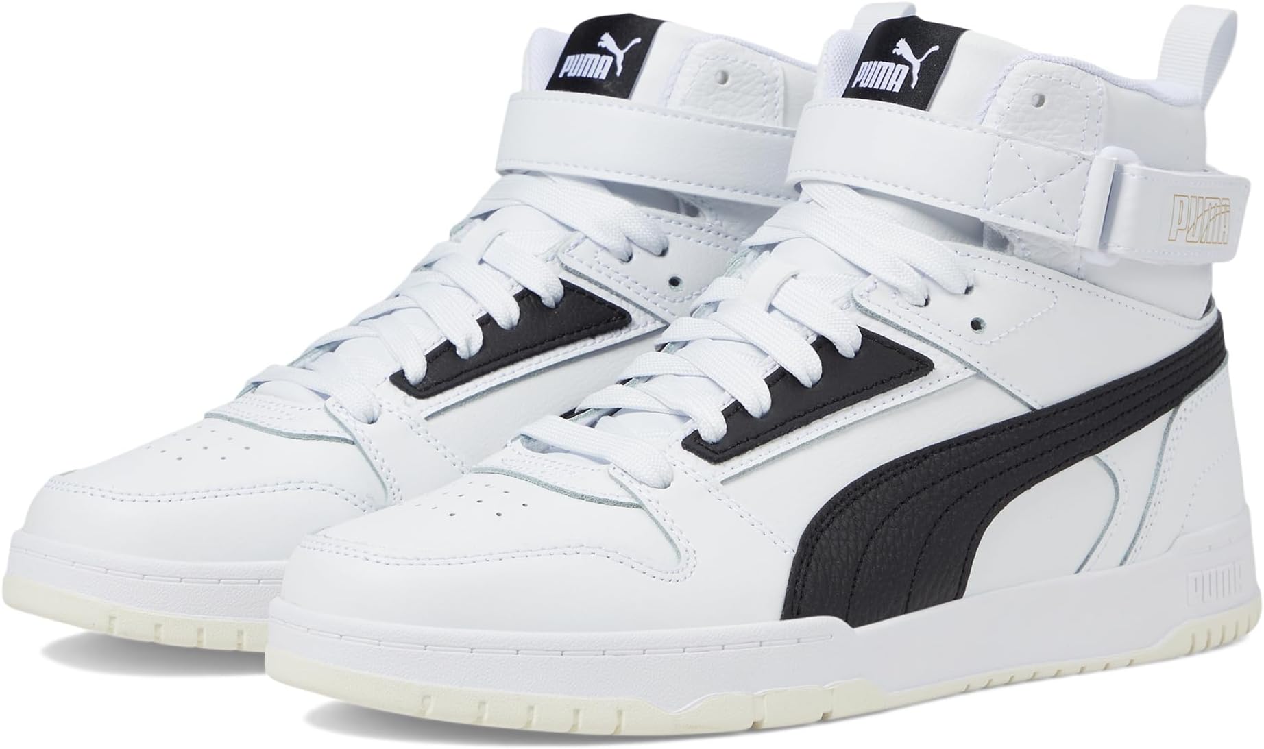 

Кроссовки PUMA RBD Game, цвет Puma White/Puma Black/Puma Team Gold