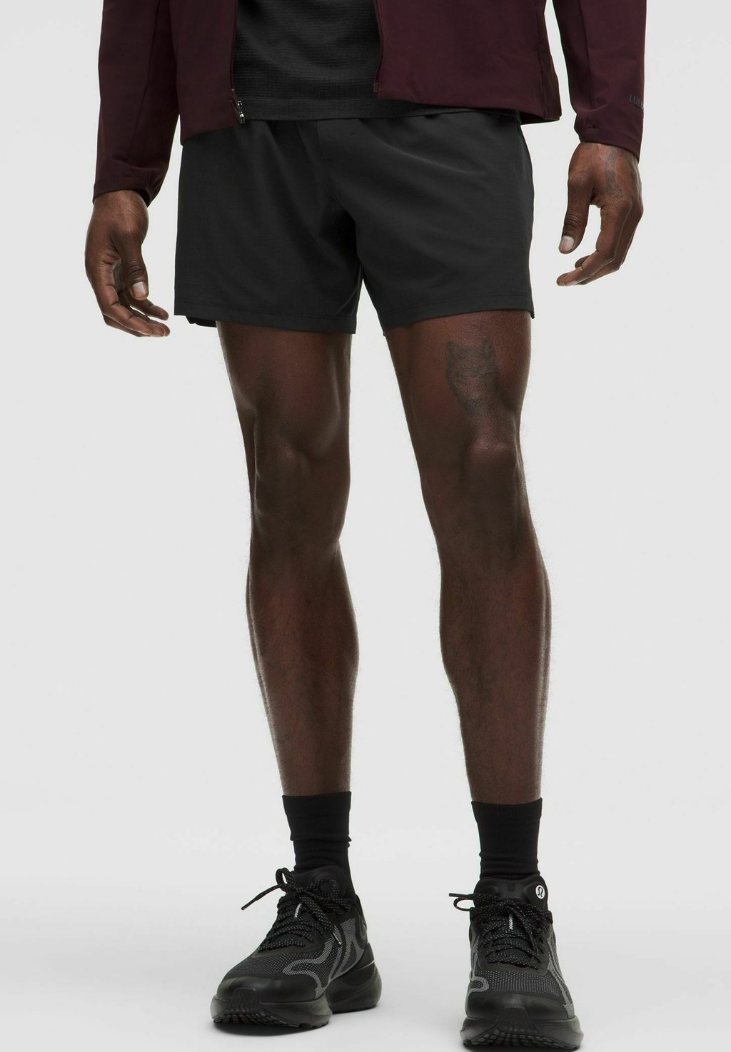 

Спортивные шорты RUN CREW RIPSTOP LINED 15CM lululemon, черный