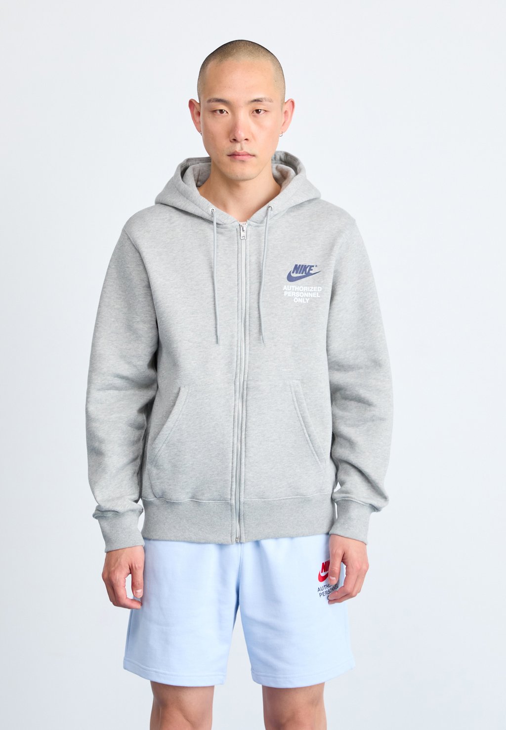 

Толстовка на молнии HOODIE Nike Sportswear, серый