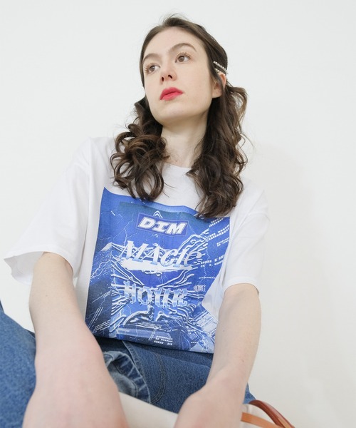 

Футболка с коротким рукавом, графический принт FRUIT OF THE LOOM x Masaya Kameishi, унисекс, белый