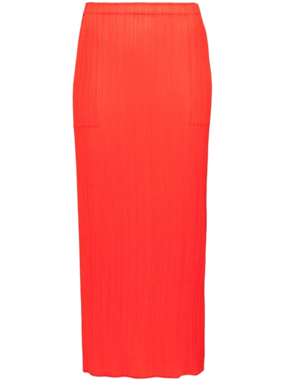 

Pleats Please Issey Miyake юбка миди Monthly Colors : April, оранжевый