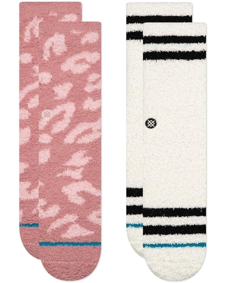 

Носки Stance Purrfect Crew Box Set, цвет Dusty Rose