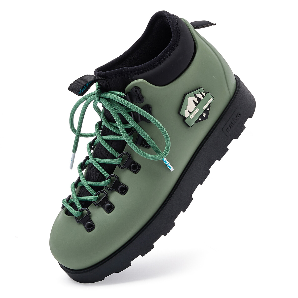 Ботинки Native Shoes Fitzsimmons Short Martin, темно-оливковый/лесной герб/черный — фото 4
