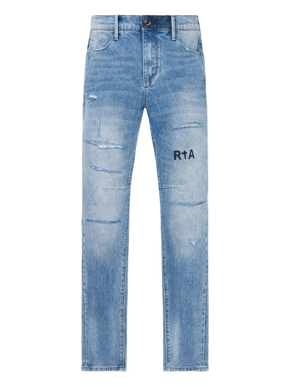 

Джинсы Bryant с эффектом потертости RTA, синий
