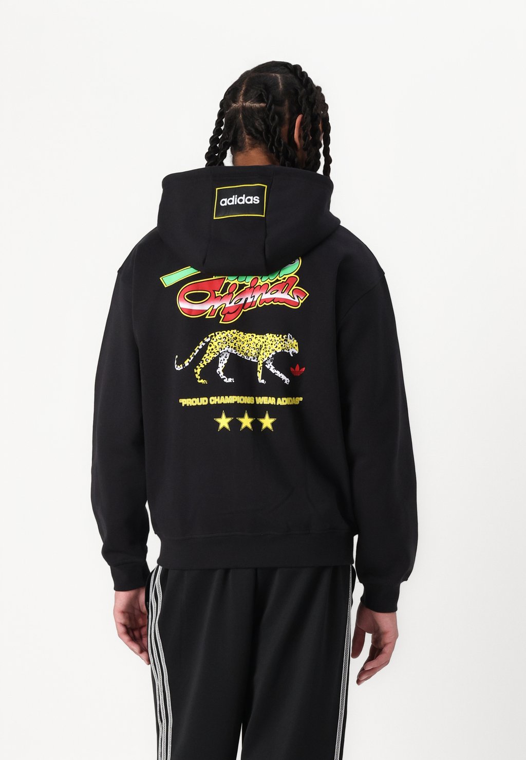 

Толстовка с капюшоном FULL ZIP Adidas Originals, черный