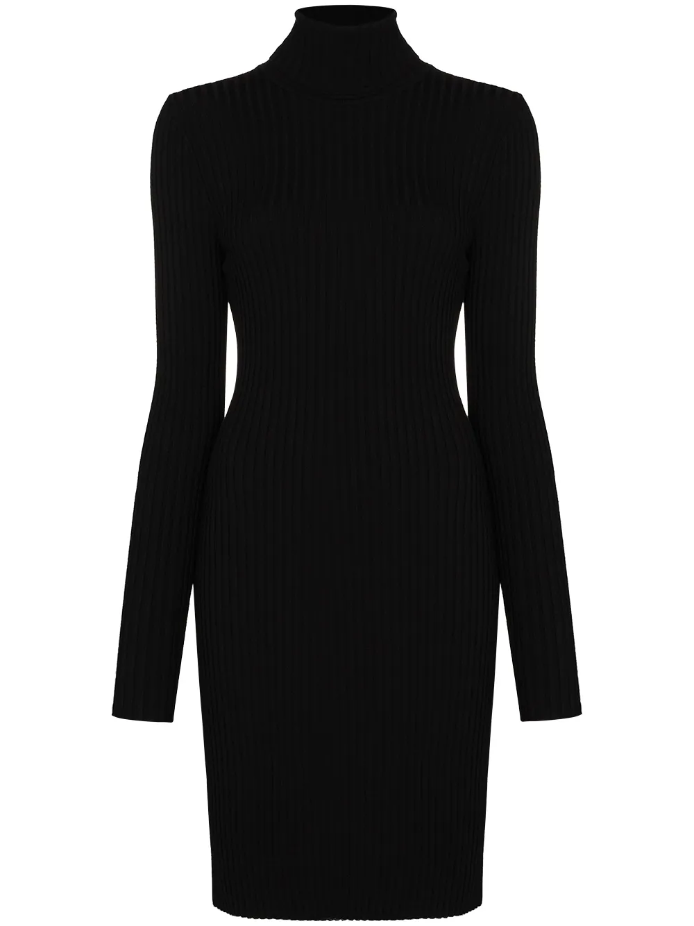 

Платье мини в рубчик Wolford, черный