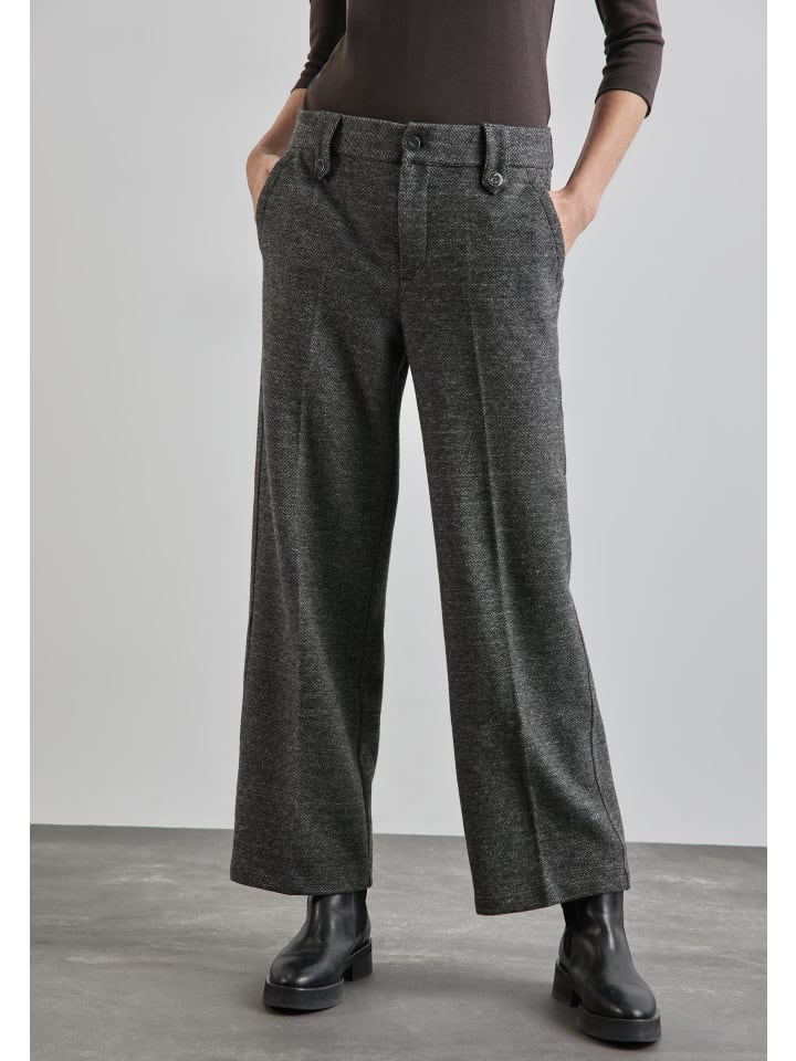 

Тканевые брюки Street One, цвет straight leg hose' grau